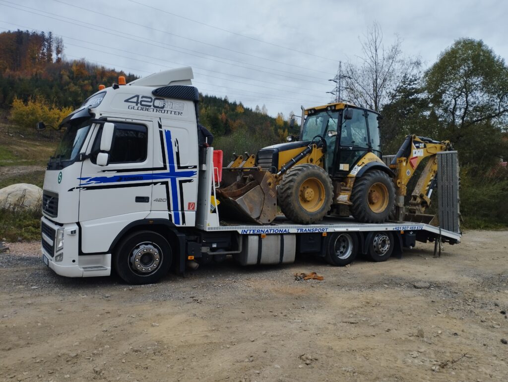 Výkopová technika v teréne, Horehronie