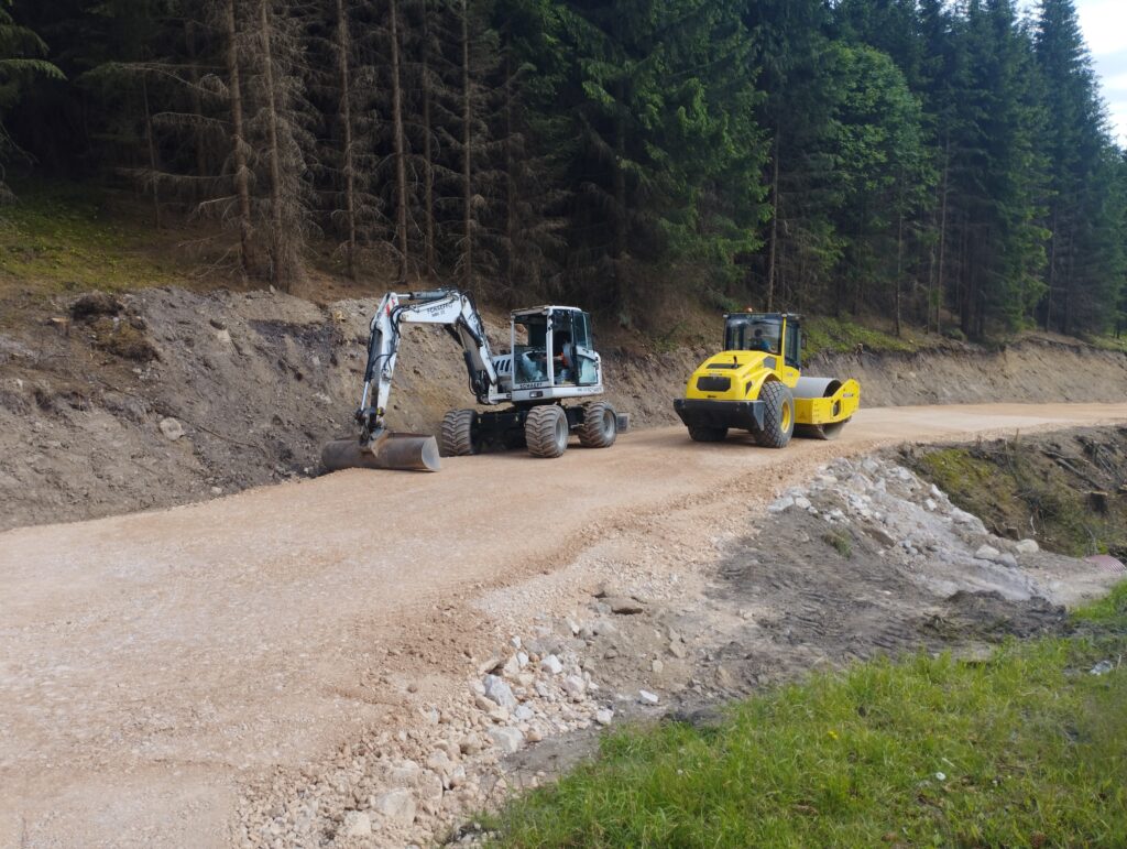 Zemné práce v Horehroní, zákazka leto 2023